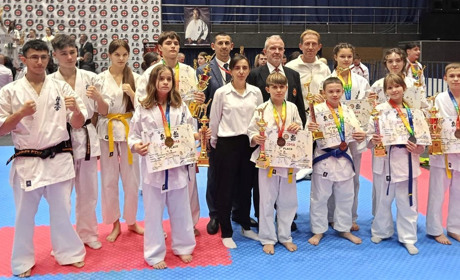 Три медалі на Кубку Європи: первомайські каратисти повернулись з Румунії