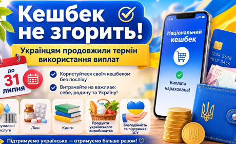 Кешбек не згорить: українцям продовжили термін використання виплат до 31 липня