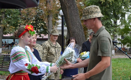 У Глухові привітали воїнів, які боронять Батьківщину. А також вшанували полеглих Героїв (ФОТО)