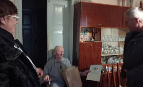 Житель Звягельщини Борис Хаїнський відзначив 90-річний ювілей