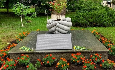 Пам’ятний знак українському лісу відкрили в Ярмолинцях