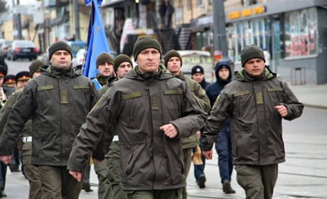 Калинівські нацгвардійці взяли участь у військовому марші «Національна гвардія твоєї Батьківщини»