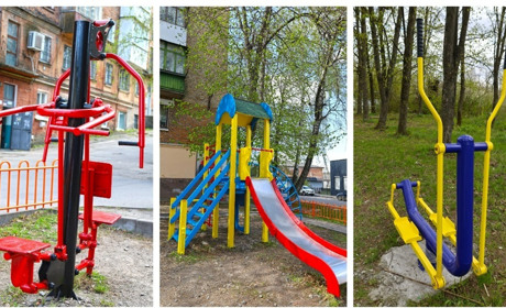 Більше безпеки і комфорту: у Жмеринці оновлюють дитячі майданчики