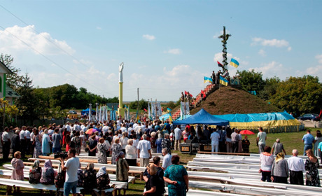 Столітній ювілей унікальної могили відзначили на Чортківщині
