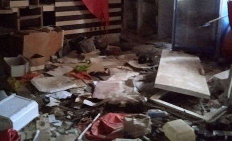 В Попасній мародери розтрощили кафе. Власниця опублікувала фото