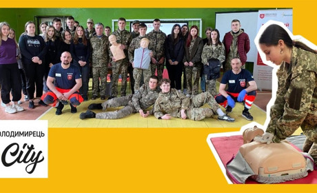 Для учнів Полицького ліцею "Мальтійська служба" провела курс з першої домедичної допомоги