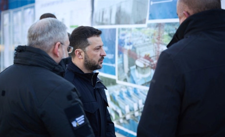 Президент України Володимир Зеленський відвідав Хмельницьку АЕС