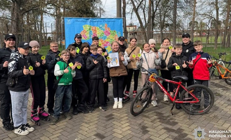 У Славуті освітні офіцери знайомили школярів із дорожньою грамотою через гру та пригоди