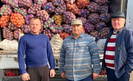 Віряни різних церков за тиждень зібрали двадцять тон картоплі для допомоги жителям східних областей