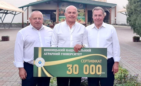 Барський транспортний коледж отримав грантовий сертифікат на 30 тис грн на обласному конкурсі