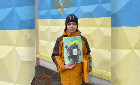 Історія одного дитячого малюнка. Як військовий передав привіт учневі 6 класу із Городоччини