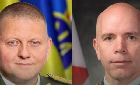 Залужний у розмові із канадським генералом акцентував увагу на обстрілах Нікополя і Марганця