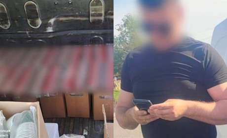 340 пачок без документів: у Сарнах зупинили водія з тютюновими виробами у багажнику
