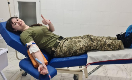 Пограничники Измаильского отряда сдали кровь для раненых защитников Украины