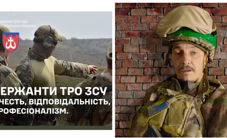 Штаб-сержант Андрій із позивним «Міч» зі Жмеринки: «Сержанти – це хребет армії»