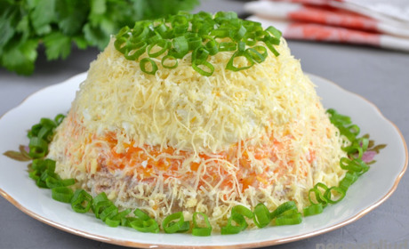Рецепт дня: салат із курячою грудкою та овочами