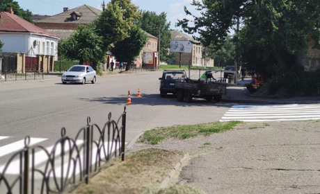В Смілі виникла затримка з нанесенням дорожньої розмітки та усуненням ямковості на дорогах