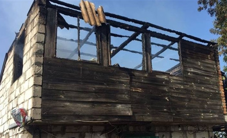 На "Заслучі" горіла літня кухня