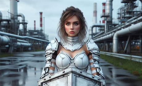 Як нейромережа бачить Нікополь в образі жінки-воїна: добірка малюнків за запитом редакції