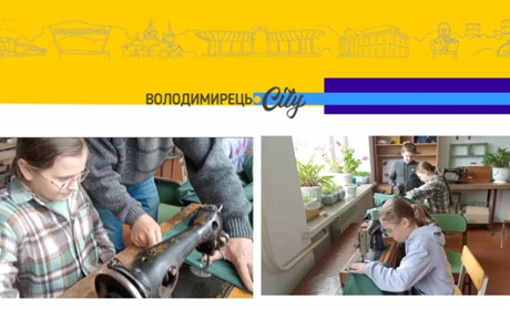 Школярі з Красносілля шиють евакуаційні ноші для ЗСУ