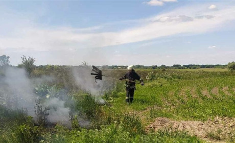 У Переяславі горів трав’яний настил