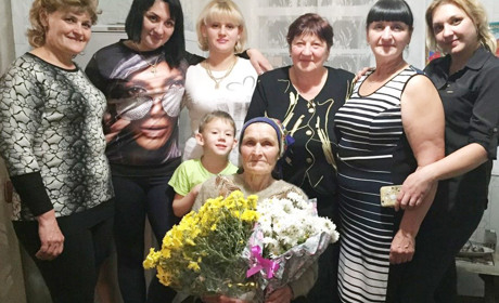 80-річний ювілей - у мешканки села Веселе Валентини Божко
