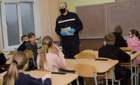Вогнеборці відвідали міські школи: про що говорили зі школярами?