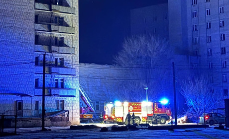 У Жовтих Водах сталася пожежа гуртожитку на вулиці Героїв Чорнобиля: деталі