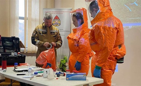 Хмельницькі вогнеборці вивчають досвід польських колег
