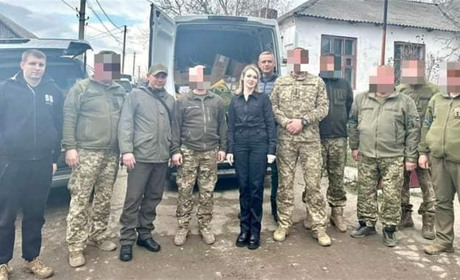 Черкащани відвідали військовослужбовців, які перебувають на виконанні бойових завдань