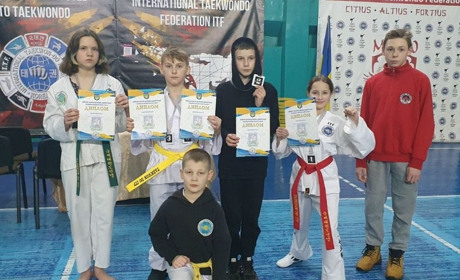 Спортсмени переяславського СК "Тайфун" успішно виступили на чемпіонаті Київщини з Таеквон-до