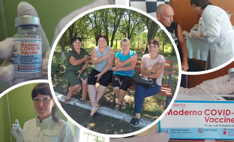 У Самарському та Петропавлівці від COVID-19 імунізували жителів вакциною Moderna