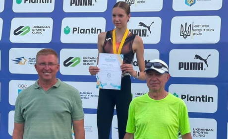 Анастасія Пурик з Нетішина стала чемпіонкою України з легкої атлетики.