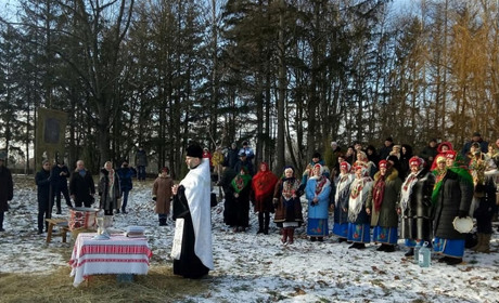Музейники святкували Водохреща за всіма канонами. У воду не занурювалися