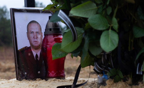 У Сарнах попрощалися з офіцером, убитим на війні