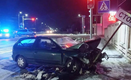 У Сарнах водій напідпитку спричинив ДТП