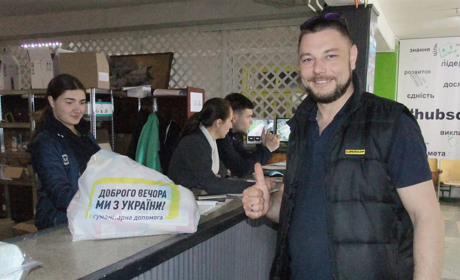 Понад 4 тисячі людей отримали гуманітарну допомогу від «СПІВДІЯХАБ» у Кагарлику