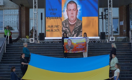 Городоцька громада вшанувала пам'ять Олега Агости — захисника із Запоріжжя, якому назавжди 38