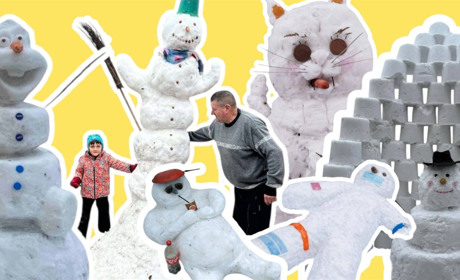 Стартувало голосування за кращого сніговика Жмеринської громади: фото