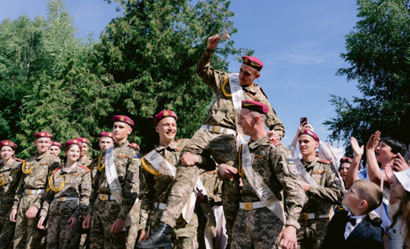 Гвардійці привітали випускників Переяславського ліцею «Патріот» із завершенням навчального року