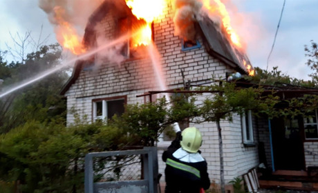 За одну добу на Золотоніщині сталося дві пожежі: на одній з них вчадів чоловік