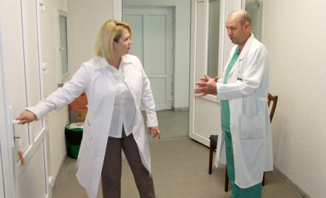 У Кагарлицькій лікарні завершено ремонт передопераційного блоку хірургічного відділення