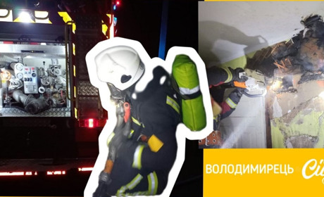 У Володимирці вогнеборці рятували житловий будинок