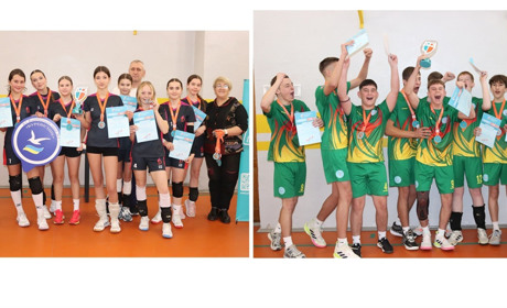 Дівчата ліцею №3 та юнаки ліцею №2 представлять громаду на районних змаганнях з волейболу