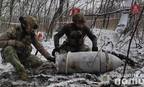 Вибухотехніки виявили у лісі на Сумщині бойову частину ворожої ракети