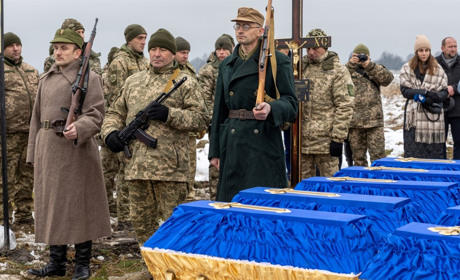 На Кременеччині перепоховали тіла загиблих у бою з НКВС бійців УПА
