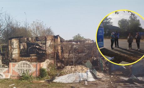 Постраждалим родинам із села Перемога привезли допомогу після атаки рф