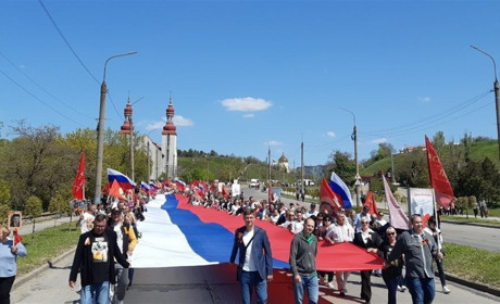 У Бердянську 9 травня пройшов парад «Безсмертного полку». ФОТО
