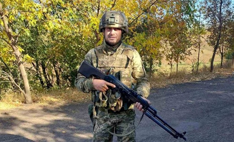 Пам'яті мужнього воїна, захисника та Героя з с. Іванівці Олександра Мельника