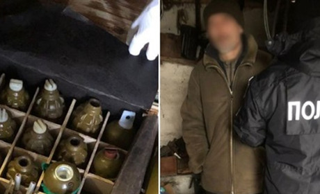 На Ніжинщині в лісі чоловік знайшов ящик гранат Ф-1